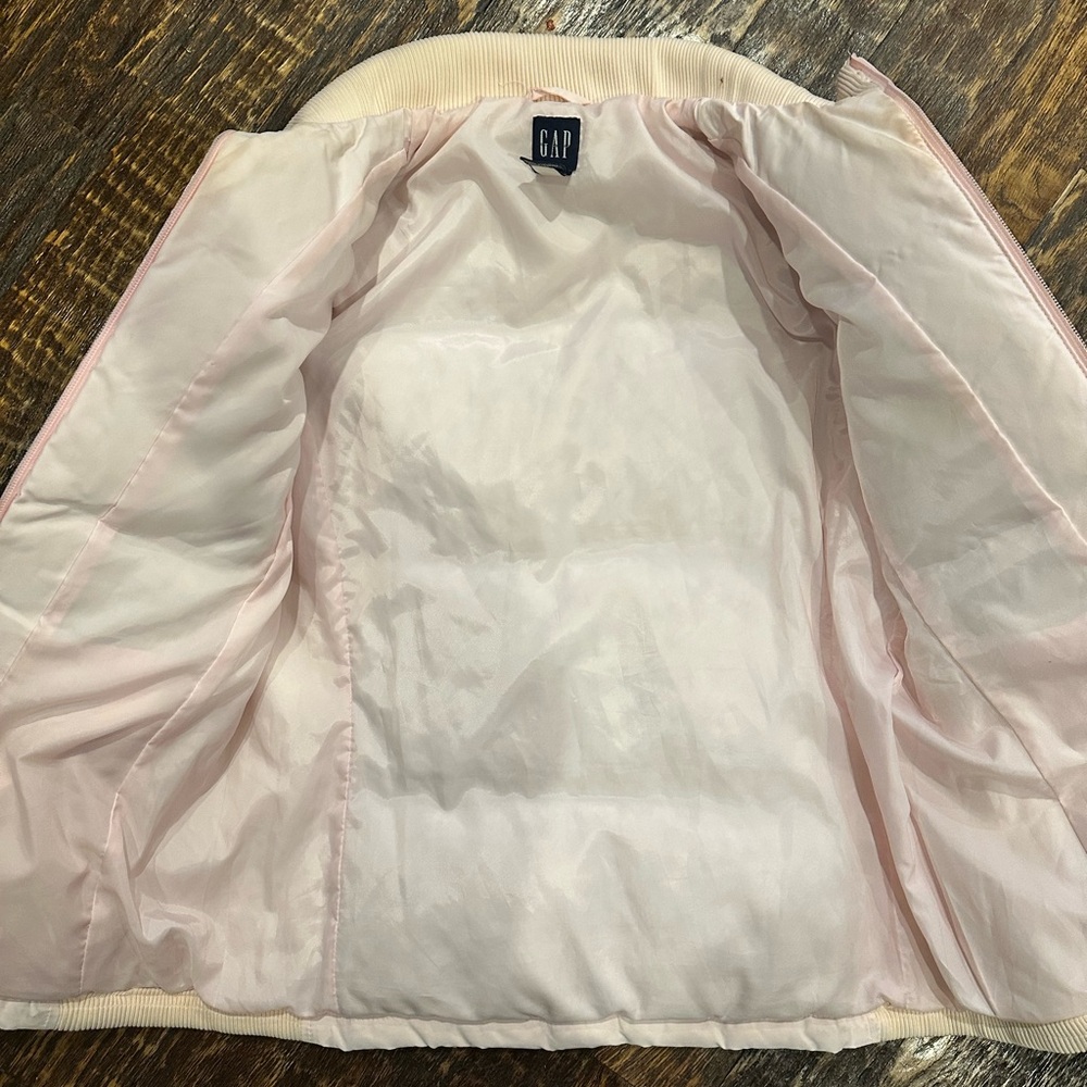 GAP Blush Pink Quilted Jacket - Picture 3 of 7